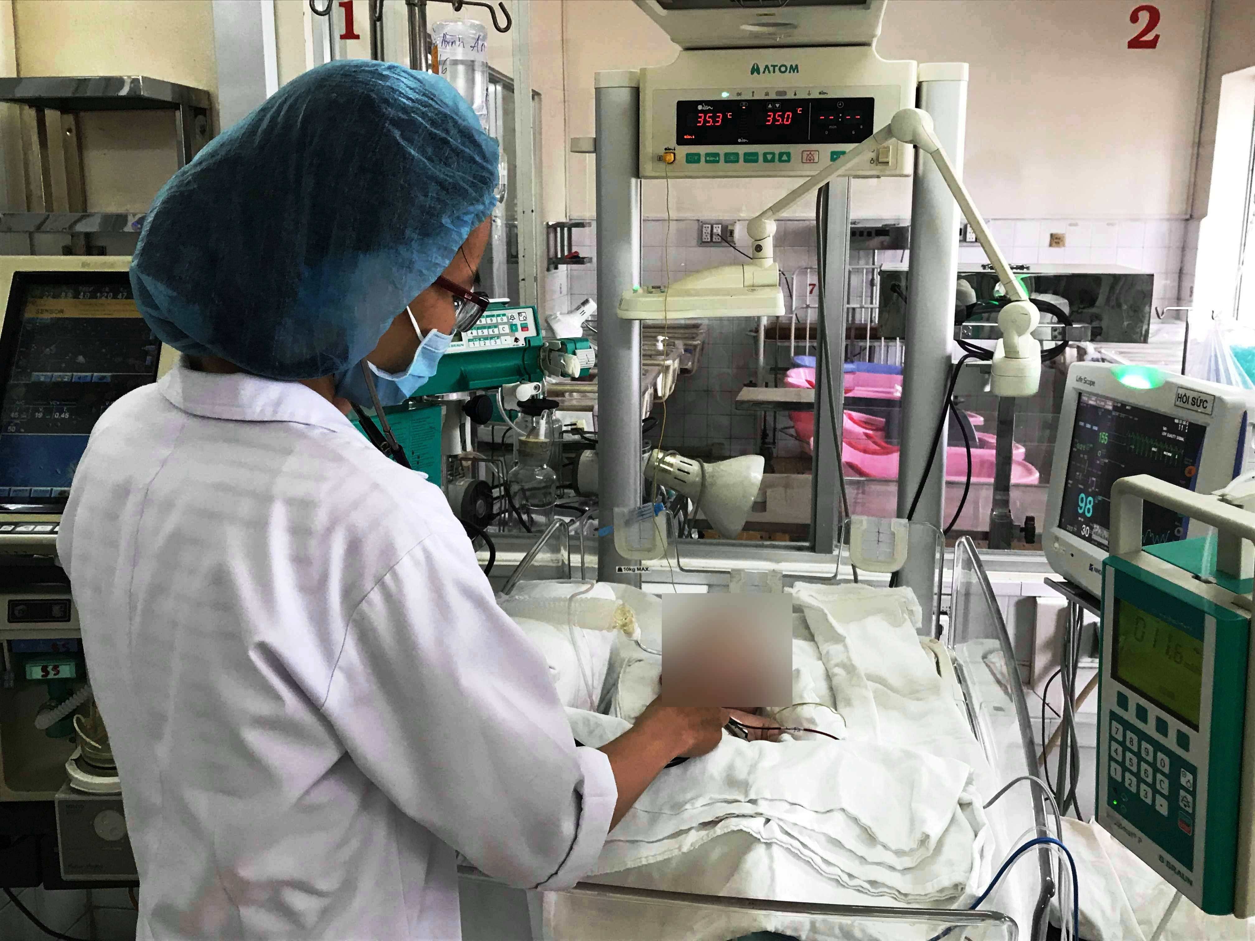 Thai nhi bi vang khoi bung me o Binh Duong da tu vong hinh anh