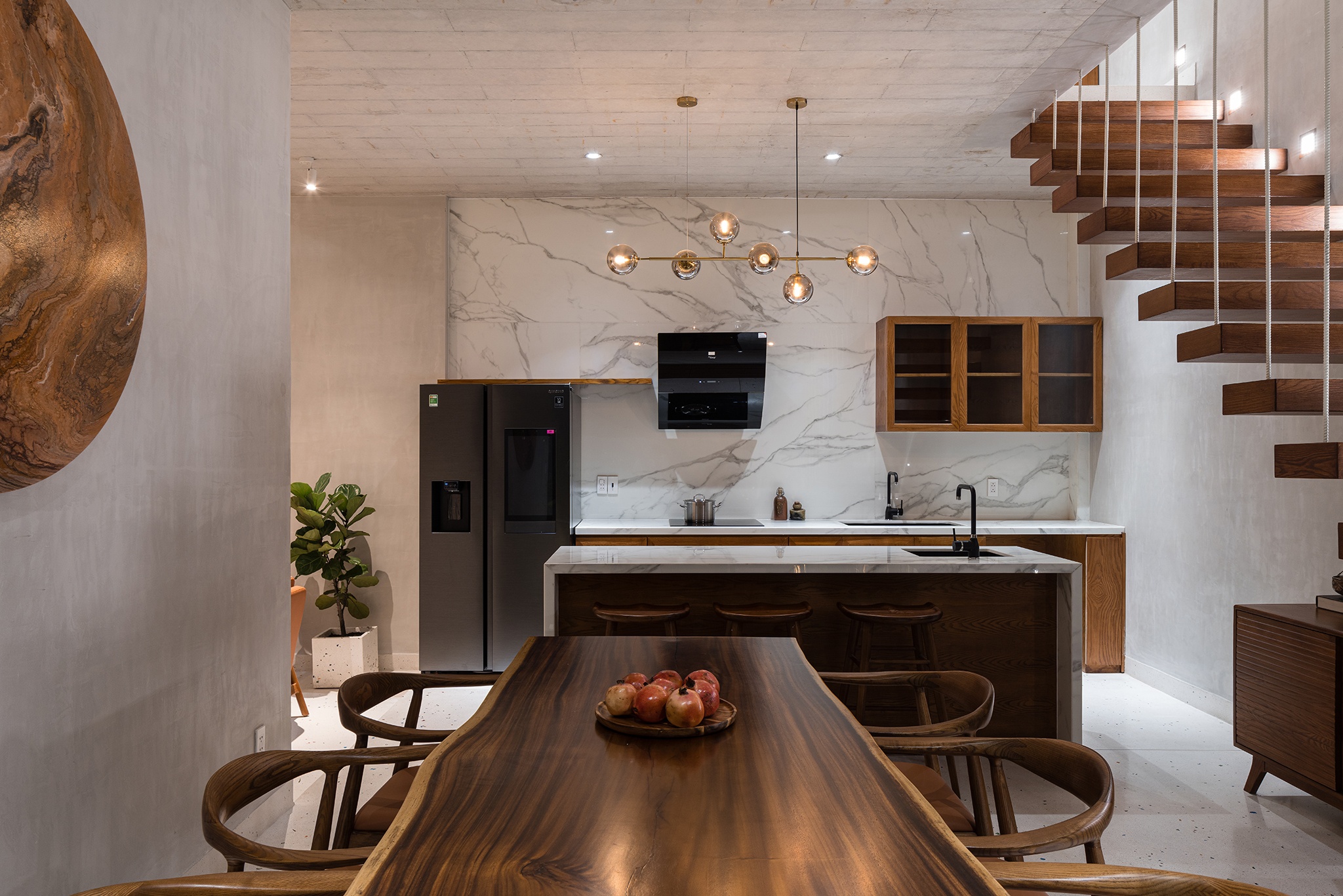 thiet ke nha,  phong cach hien dai,  nha ong anh 9