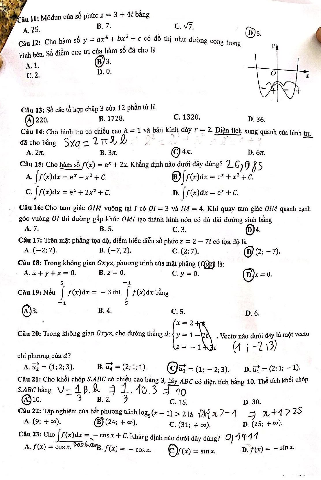 De thi mon Toan tot nghiep THPT anh 3