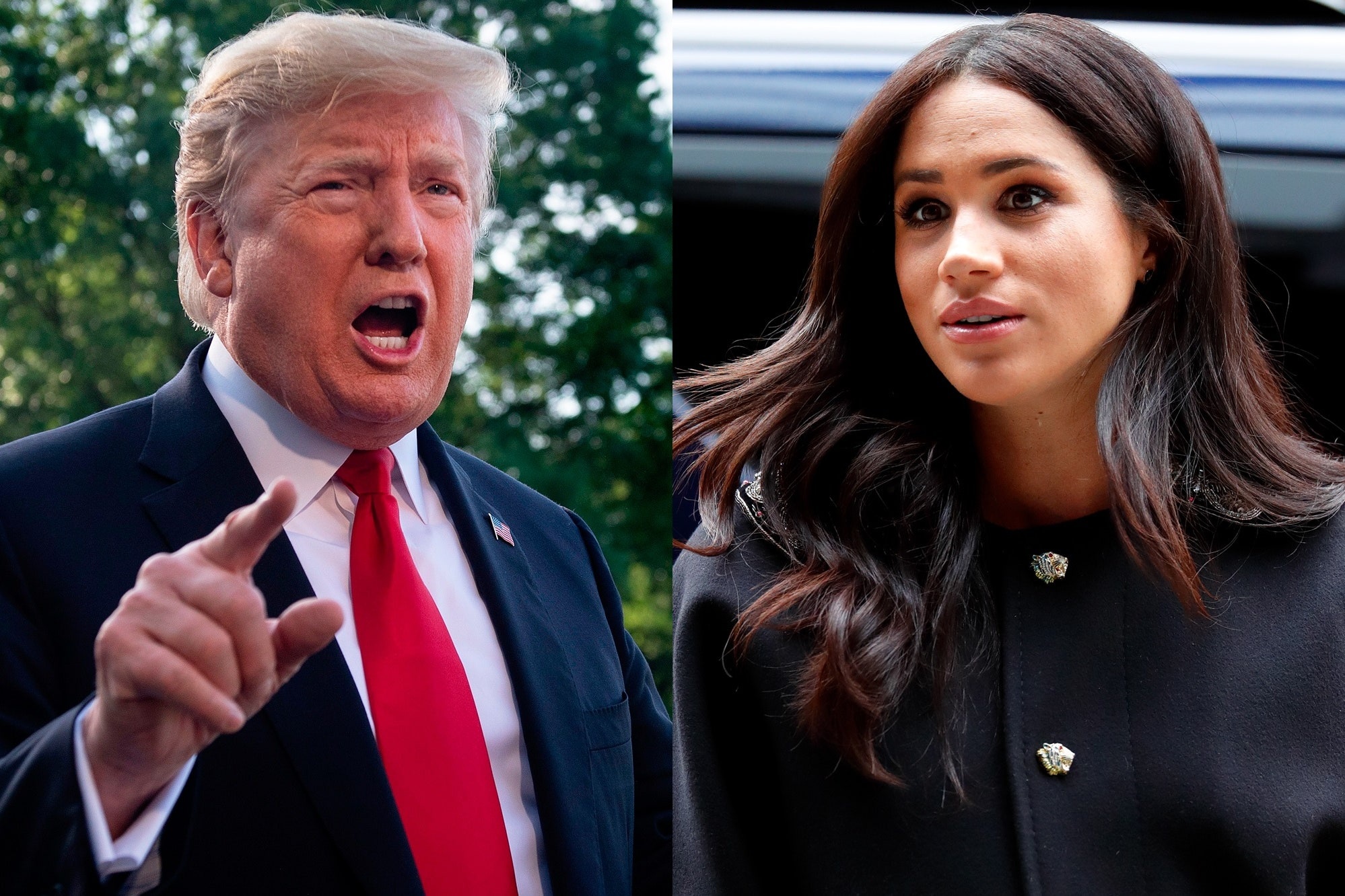 Tong thong Trump dap tra phat ngon cua Meghan Markle hinh anh