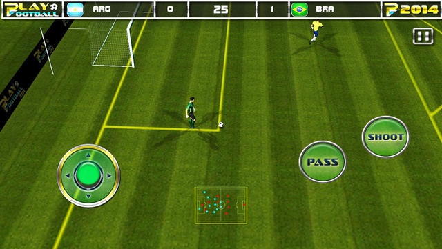  Pro Footbal 2014 là một game thể thao khá lạ nhưng dễ nắm bắt.