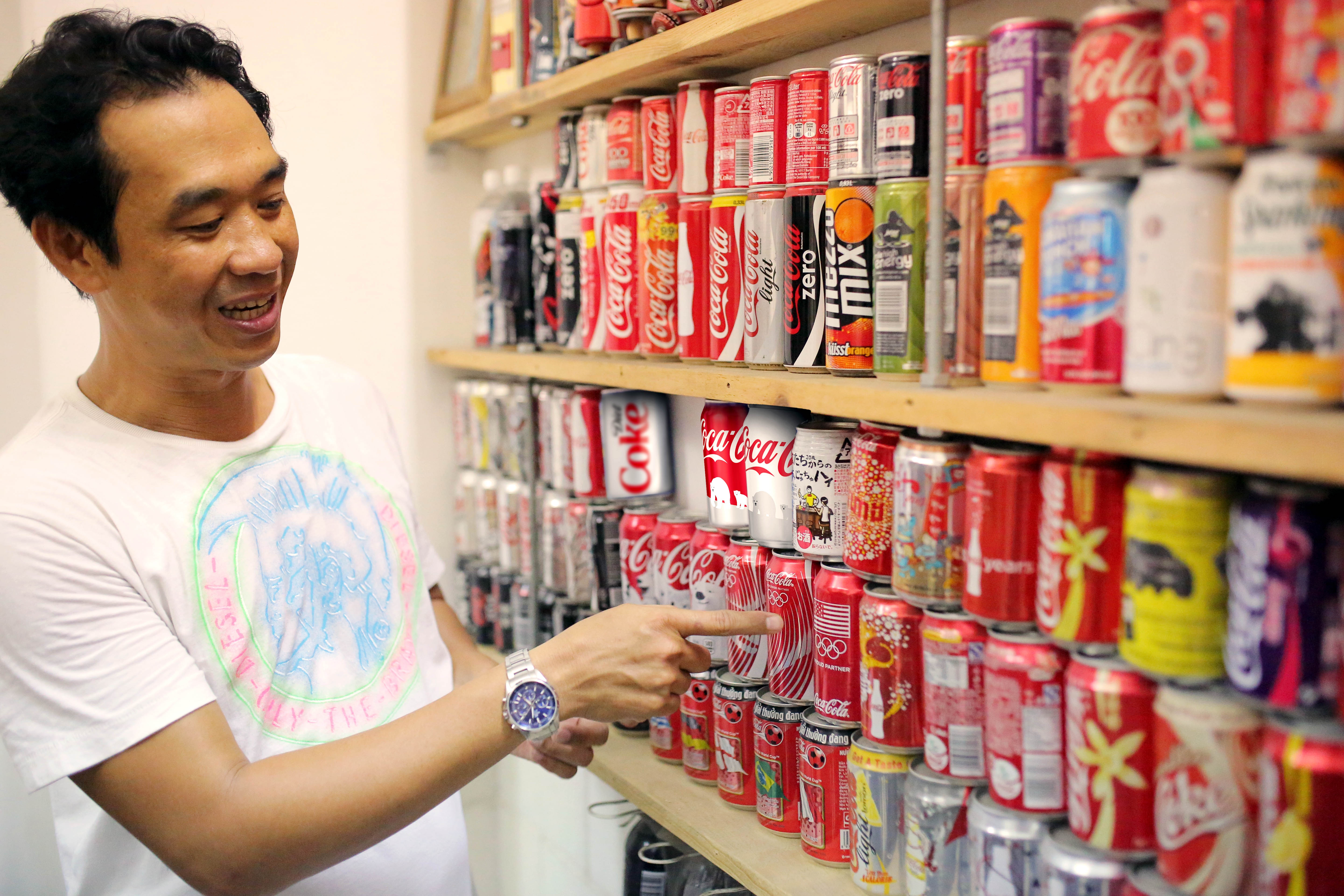 Bo suu tap Coca-Cola co mot khong hai o Sai Gon hinh anh