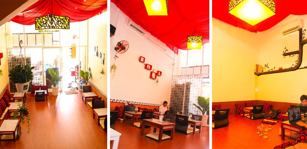 Sâm Siêu Sạch có không gian nhỏ nhắn và thư giãn.