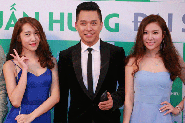 Vang vo, Tuan Hung sanh vai hotgirl Emily va Hanh Sino hinh anh