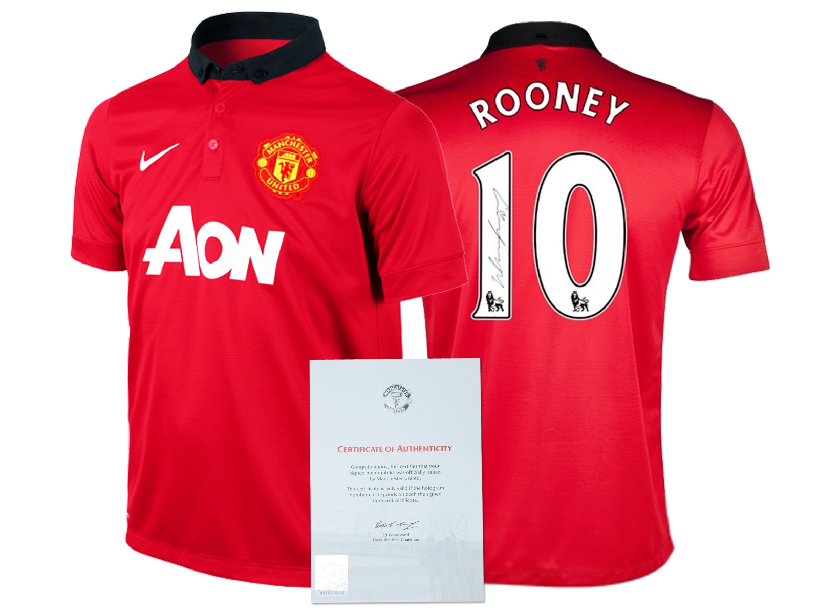 Sở hữu áo đấu có chữ ký của cầu thủ Manchester United là ước mơ của tất cả fan “quỷ đỏ”.