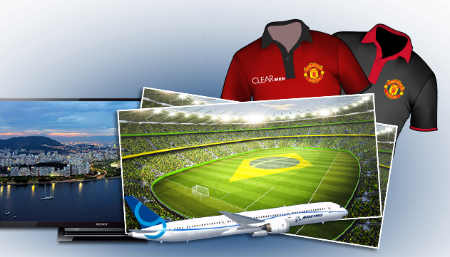 Khách hàng Clear Men có cơ hội du lịch đến Brazil và sở hữu áo đấu có chữ ký của cầu thủ Manchester United.