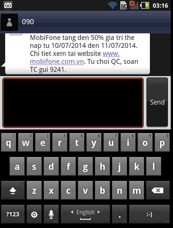 Bàn phím rộng, rõ ràng và dễ sử dụng.