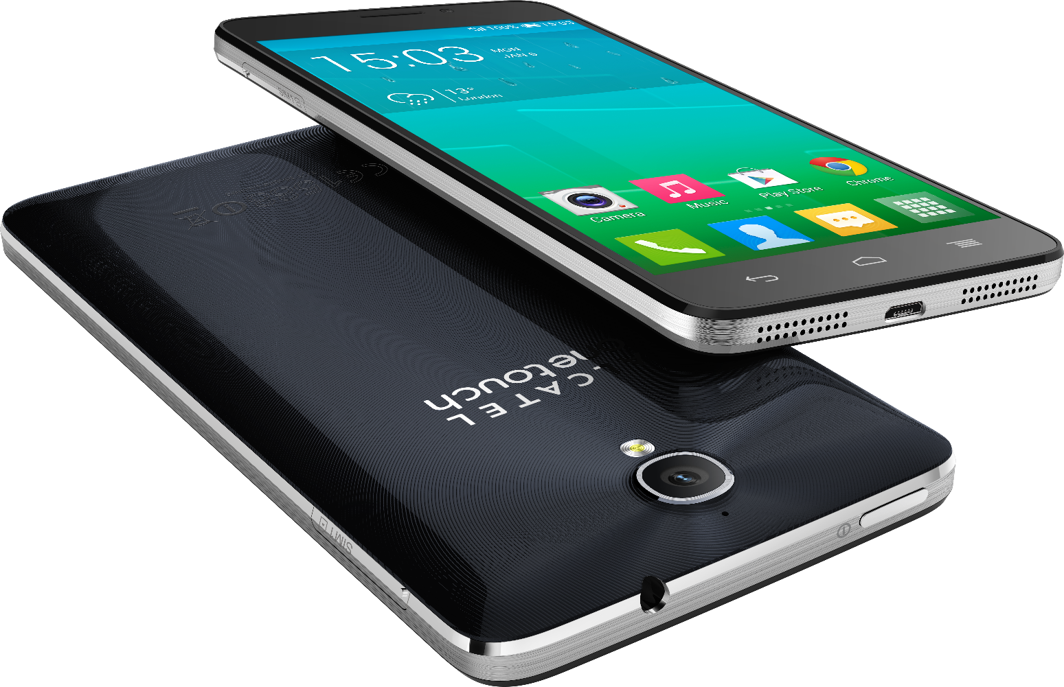 One Touch Idol X+ được bao bọc bởi khung viền thép không gỉ.