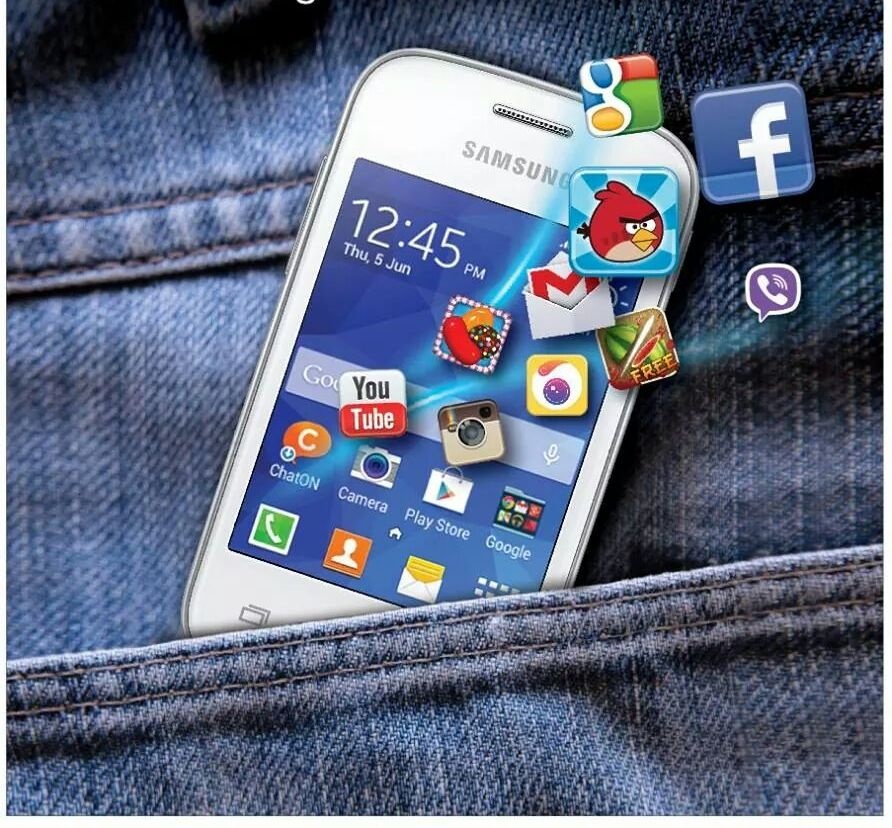 GALAXY Pocket 2 nhỏ gọn với màn hình 3,3 inch.