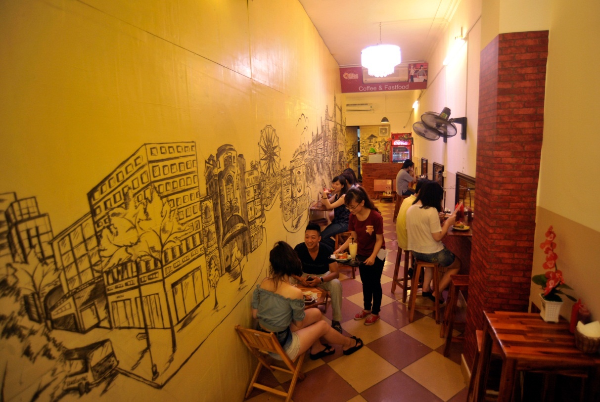 Đây là không gian lý tưởng cho những buổi hẹn hò hoặc tụ tập bạn bè.