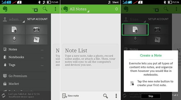 Evernote giúp bạn trẻ kiệm được rất nhiều thời gian khi học bài.