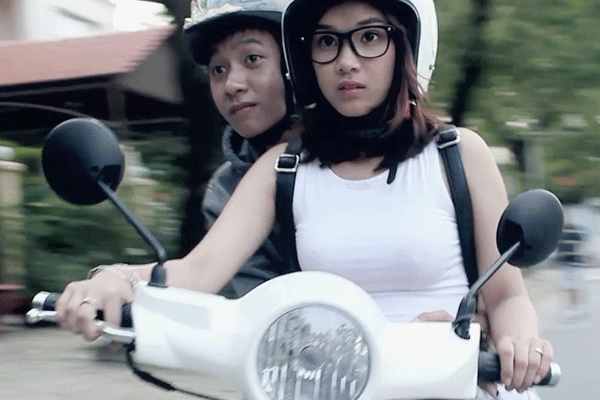 Hoang Yen Chibi Nam tien, cap ke hotboy Quang Quiu hinh anh