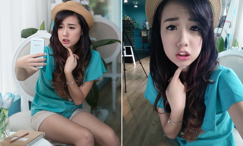 Những bức hình “tự sướng” của Mie luôn nhận được lượng like lớn của cộng đồng mạng.