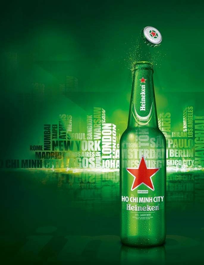 Mẫu chai mới là một cách để Heineken tôn vinh TP.HCM – thành phố lớn nhất Việt Nam.