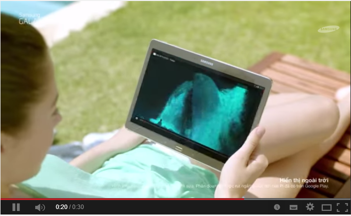 Super AMOLED tối ưu hóa màn hình tùy theo nội dung hiển thị và ánh sáng xung quanh.