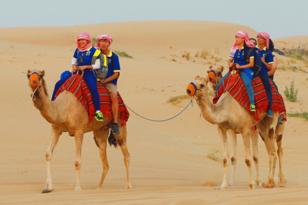 Hanh trinh chinh phuc sa mac cua nhom ban tre Viet hinh anh