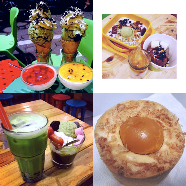        Cùng nhiều đồ tráng miệng khác như: Panna Cotta, kem tự chọn, Bánh bông lan trứng muối phomai.