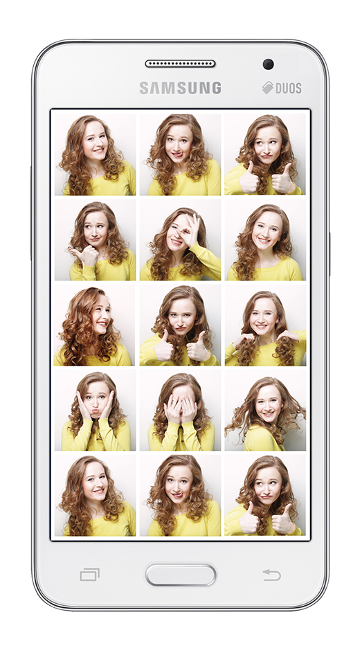 Các phần mềm ghép ảnh trong kho ứng dụng của Galaxy Core 2 sẽ giúp người dùng có bức ảnh độc đáo.