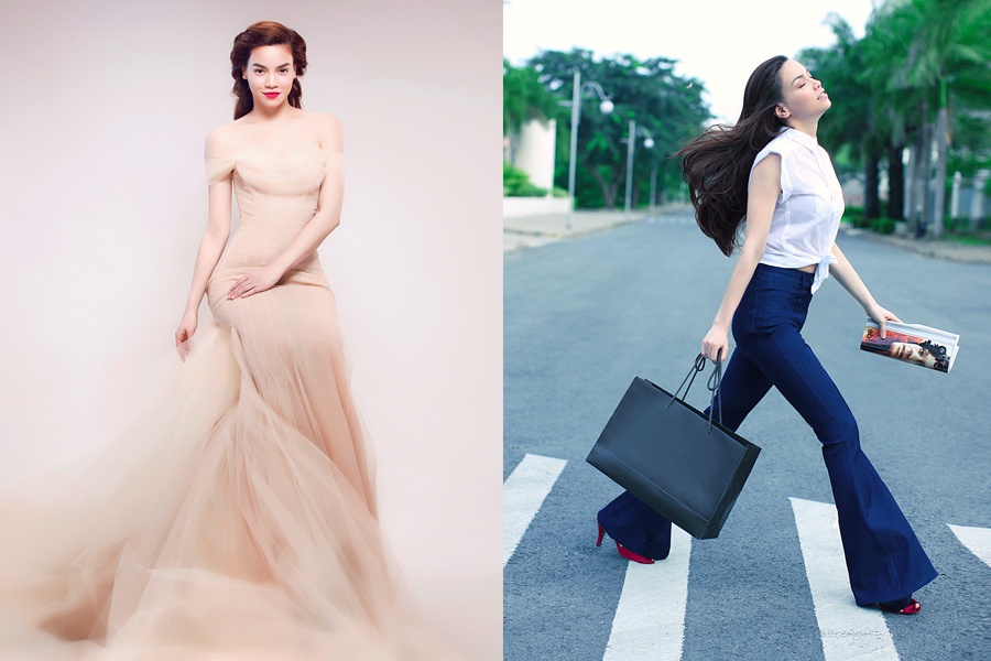 Hà Hồ chứng tỏ mình là “người chơi dao” điêu luyện trong thời trang.