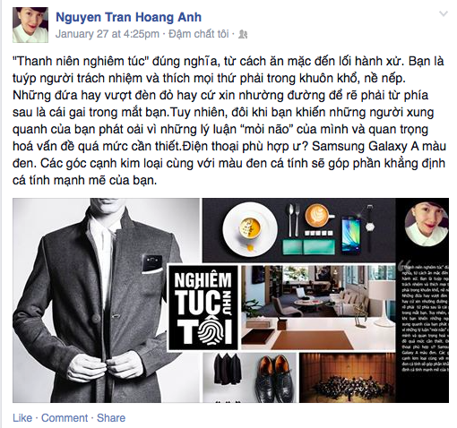 Lựa chọn những thông tin thú để chia sẻ trên mạng xã hội.