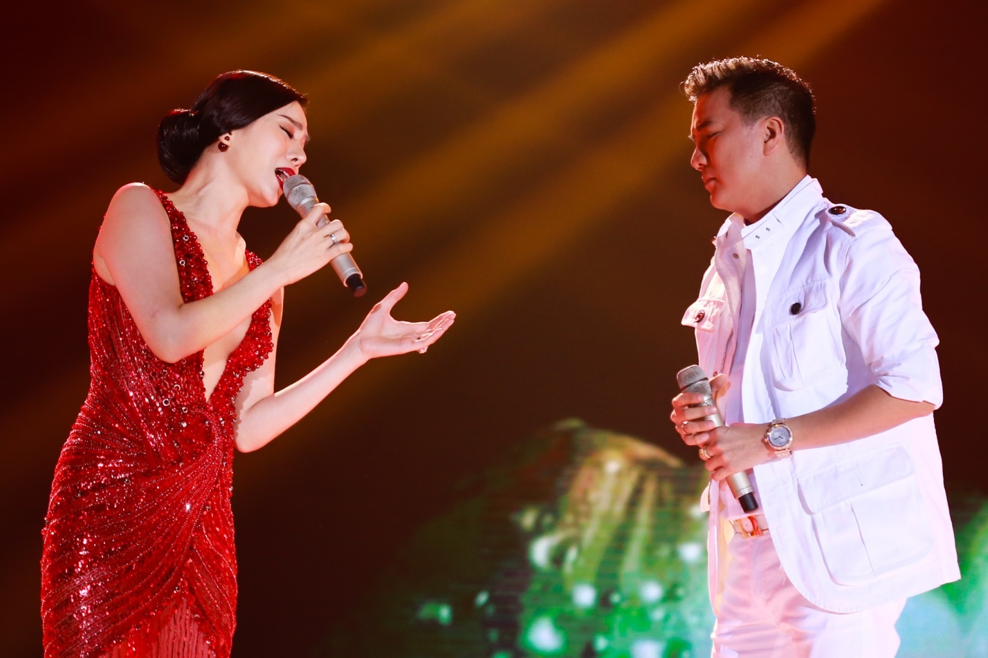 Le Quyen day dut nho ‘mot thoi da yeu’ ben Dam Vinh Hung hinh anh