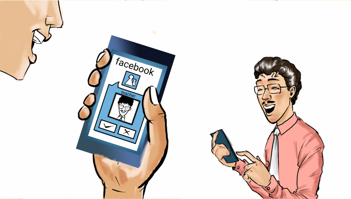      Thay vì gửi thiệp, học trò có thể viết note hoặc nhắn tin thể hiện tình cảm, sự biết ơn với thầy cô trên facebook.   