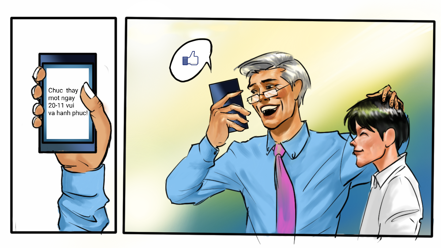  Thuộc thế hệ 8X hay 9X, học trò đều có những cách riêng để thể hiện tình cảm với thầy cô của mình. Bởi vậy, dù ở thời đại nào, 20/11 luôn là ngày lễ thiêng liêng và đáng trân trọng. 