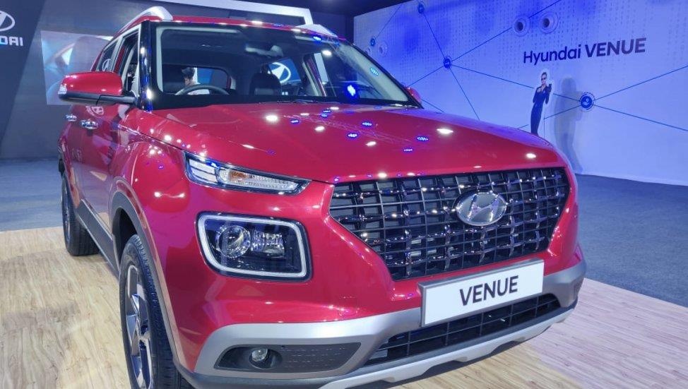 SUV sieu nho Hyundai Venue trinh lang tai An Do anh 2