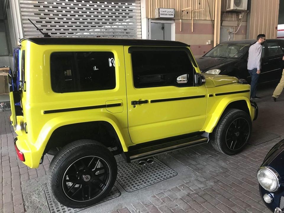 Xe offroad Suzuki Jimny do phong cach Mercedes G-Class hinh anh