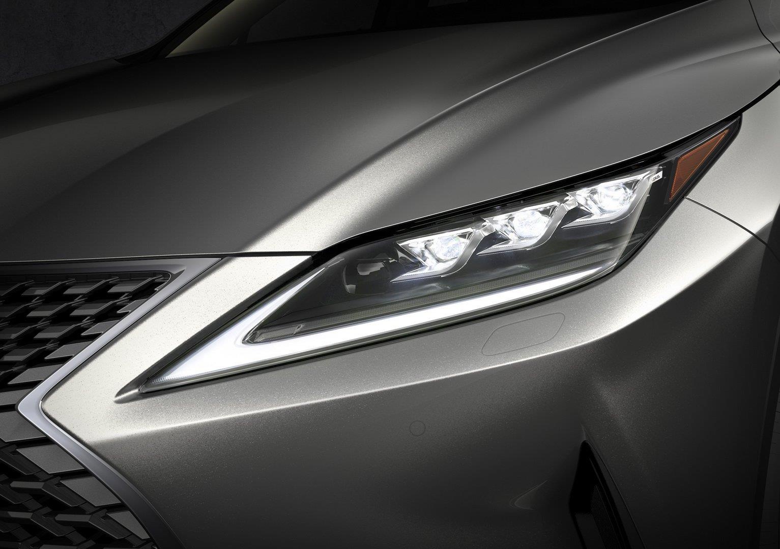 Lexus khoe den pha LED moi mang ten BladeScan tren RX 2020 hinh anh