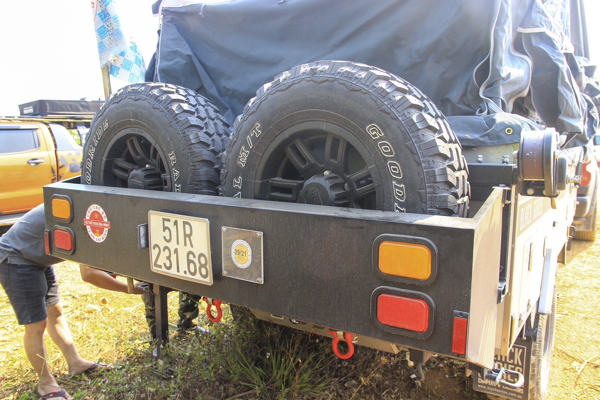 xe ban tai,  ro mooc,  cam trai,  nau nuong anh 4