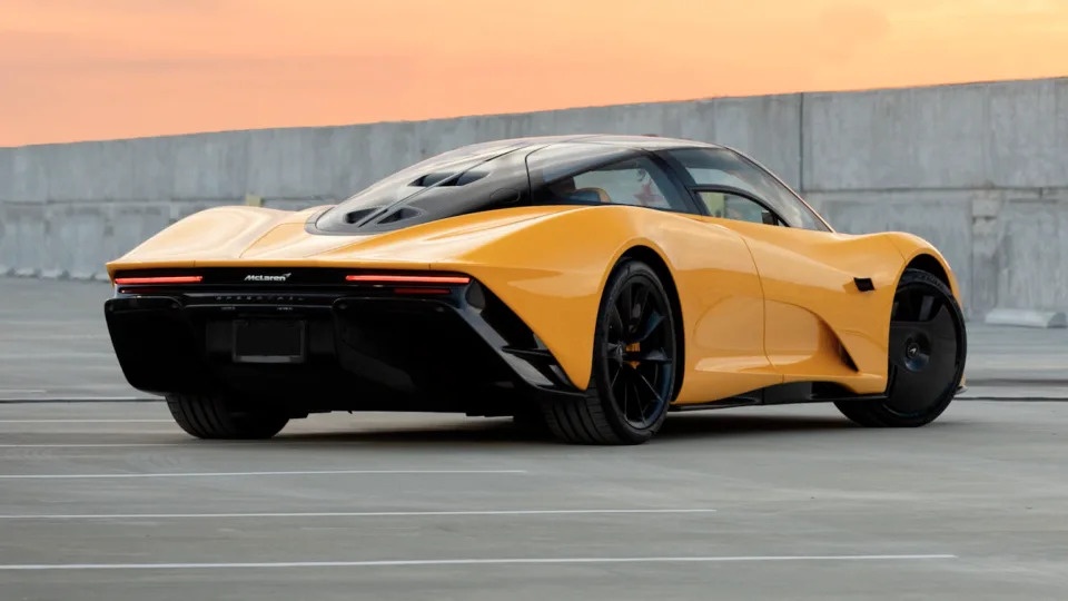 McLaren,  Speedtail,  dong co V8 tang ap kep,  hybrid anh 4