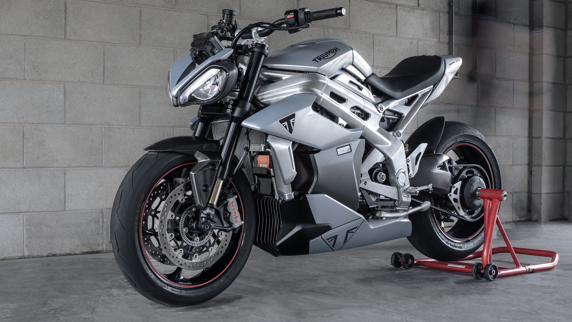 Xe may dien Triumph TE-1 lo dien hinh anh