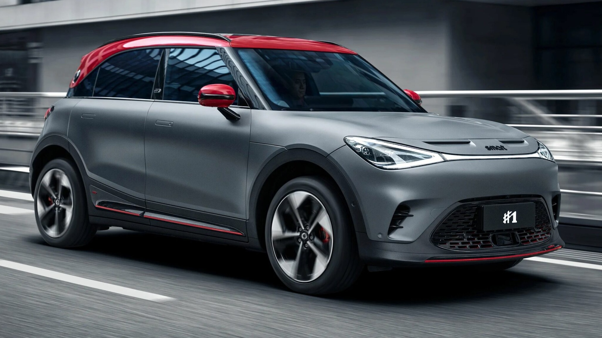 Xe hybrid Smart #1 Brabus co cong suat 422 ma luc hinh anh