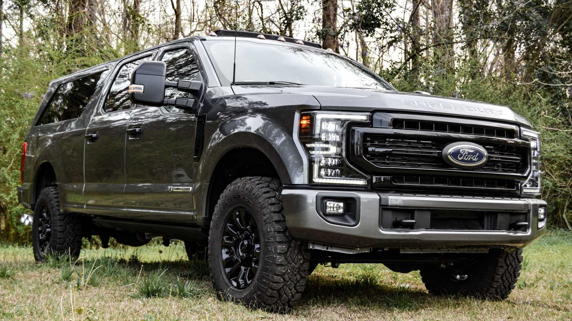 Ban tai Ford F-250 duoc do thanh xe SUV 9 cho hinh anh