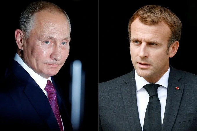 dien dam Putin - Macron truoc them chien su Ukraine,  no luc trong xu ly khung hoang Ukraine anh 1