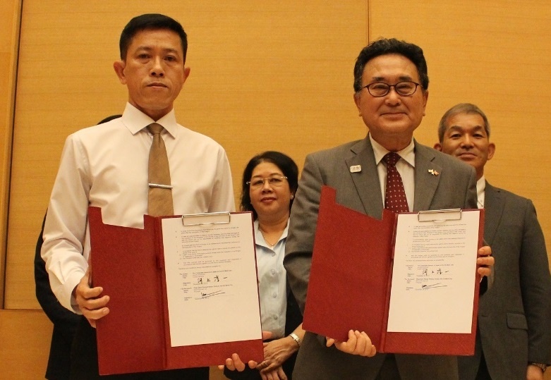 Chinh phu Nhat Ban vien tro xay dung bep an mau ban tru hinh anh