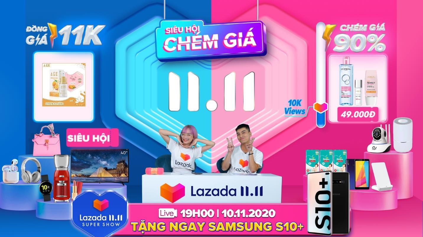 Le hoi giam gia 11/11 anh 2