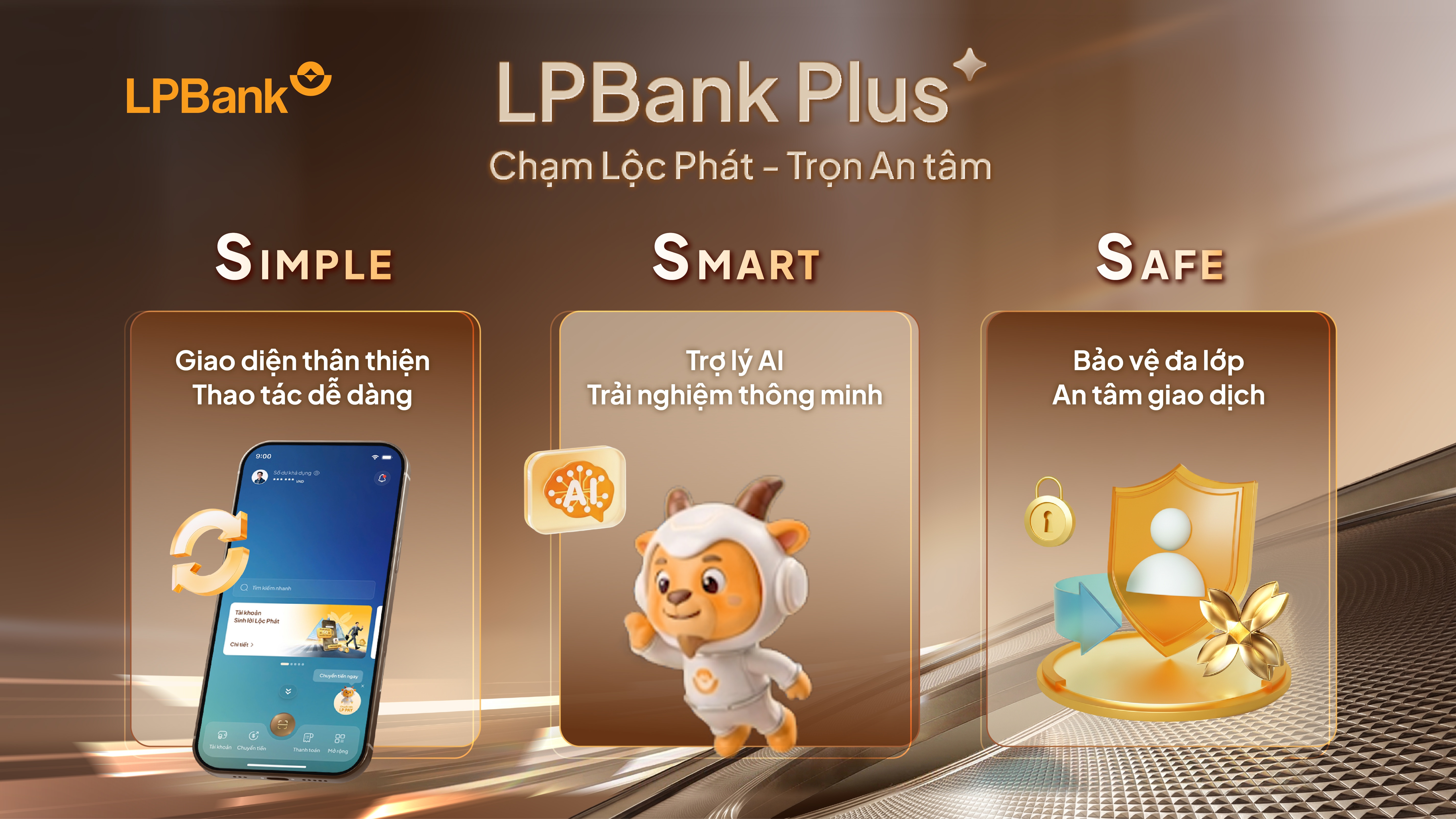 Ung dung LPBank Plus tich hop tro ly AI chuyen tien bang hoi thoai hinh anh