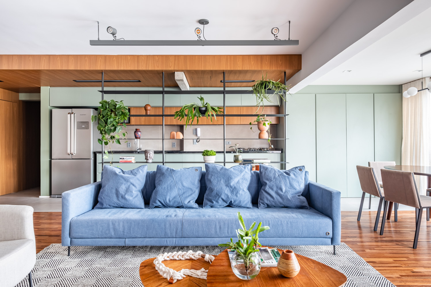 Nhung y tuong sap dat phong khach trong cac can ho o Brazil hinh anh