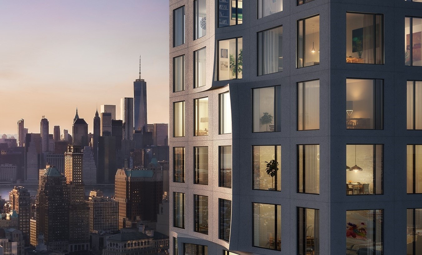 Toa chung cu co be mat gon song o New York hinh anh