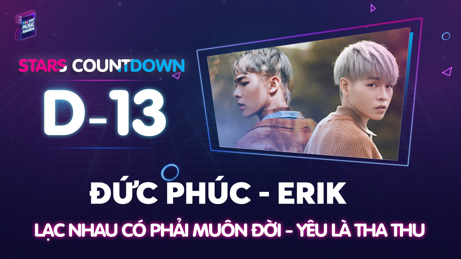 Video Erik va Duc Phuc hat chay 3 ca khuc hit cua nam 2017 hinh anh