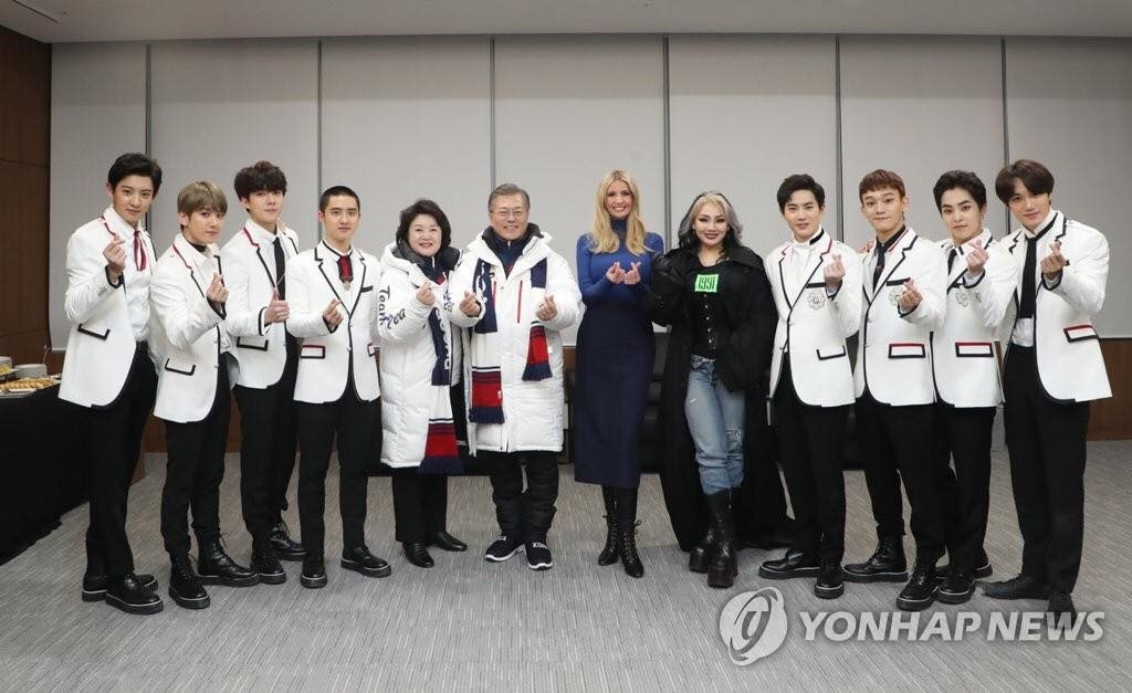 exo CL bế mạc olympic pyeongchang ảnh 1 exo CL be mac olympic pyeongchang anh 1