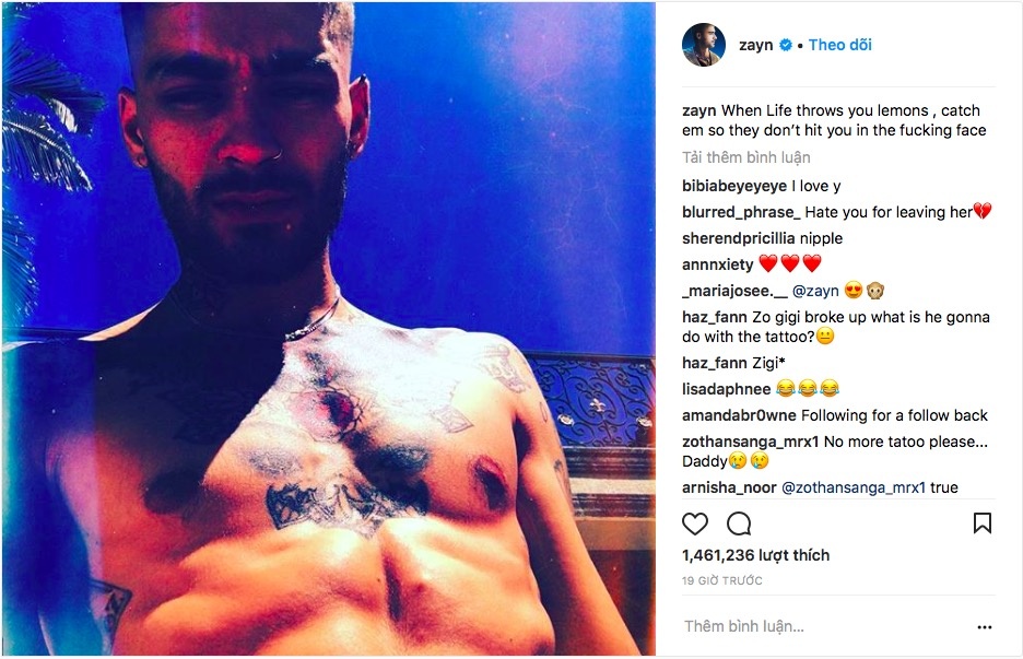 gigi hadid chia tay zayn malik ảnh 1 gigi hadid chia tay zayn malik anh 1