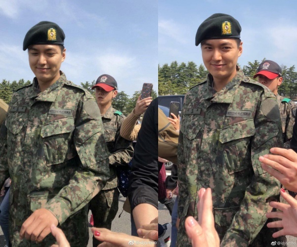 hình ảnh Lee Min Ho nhập ngũ ảnh 1 hinh anh Lee Min Ho nhap ngu anh 1