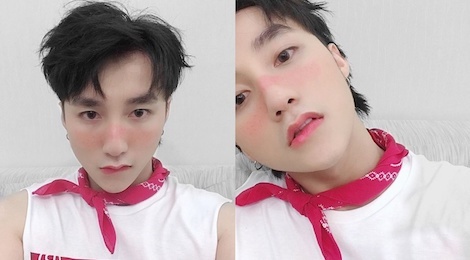 Son Tung M-TP khoe anh trang diem nu tinh gay y kien trai chieu hinh anh