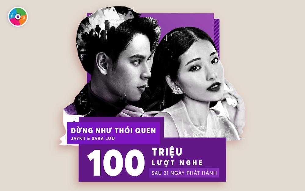 đừng như thói quen đạt 100 triệu lượt nghe ảnh 1 dung nhu thoi quen dat 100 trieu luot nghe anh 1