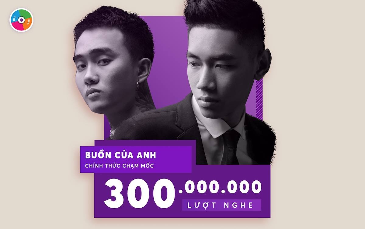buồn của anh đạt 300 triệu lượt nghe ảnh 1 buon cua anh dat 300 trieu luot nghe anh 1