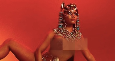 Nicki Minaj he lo bia album voi tao hinh gan ban khoa than hinh anh