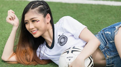 Nguoi dep Hoa hau Ban sac toan cau: 'Duc se thang Han Quoc 4-1' hinh anh